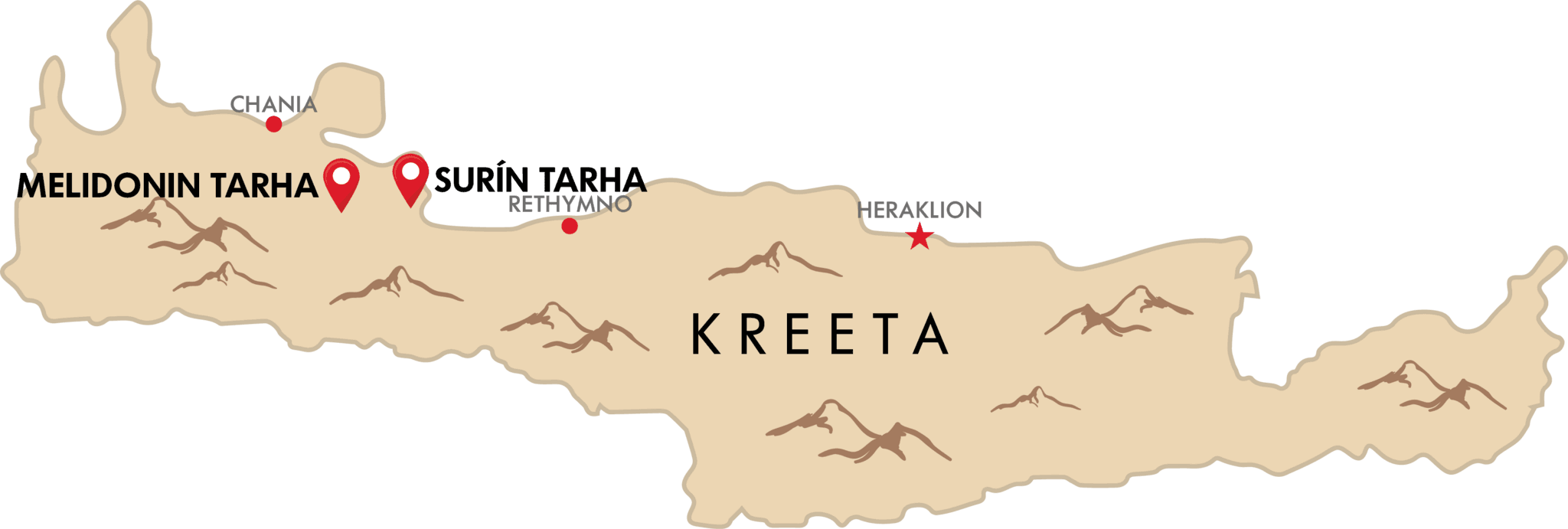 Kreetan kartta