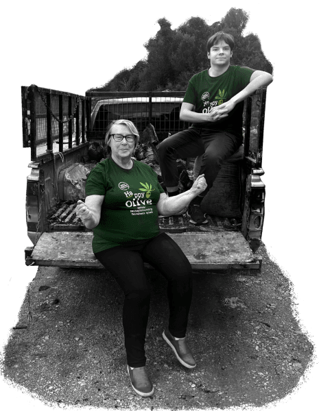 Happy Oliven Merja ja Joni